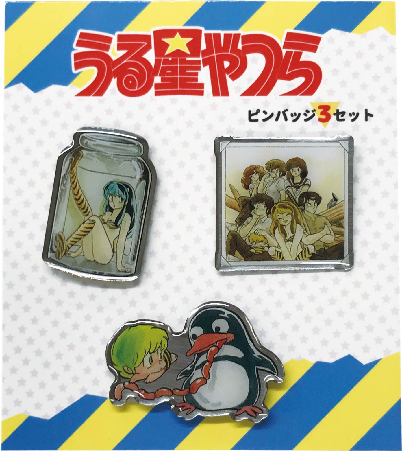 アニメキャラクター ピンバッジセット Amazon | うる星やつら/ピンバッジセットA/IBA83 | バッジ